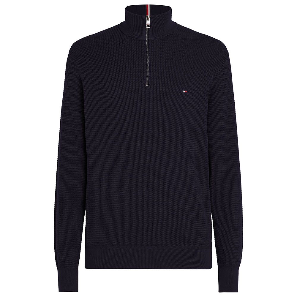 Tommy Hilfiger Structure Half-Zip Pullover - Navy
