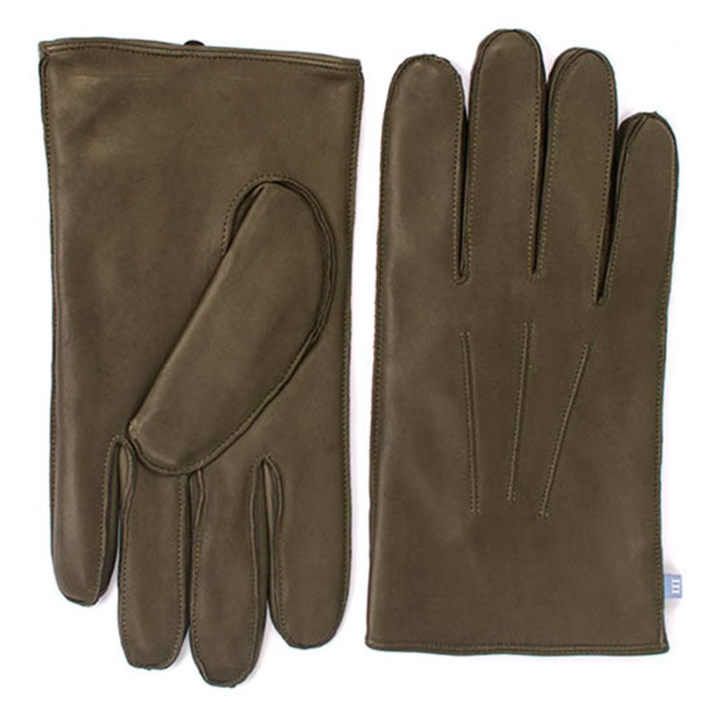 Tresanti army green sheep leather gloves