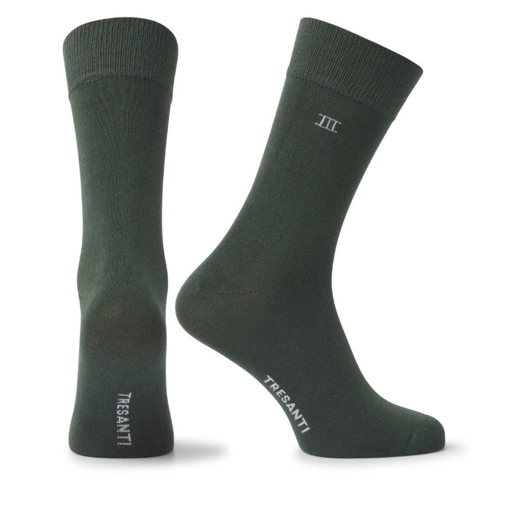 Tresanti bamboo socks dark green