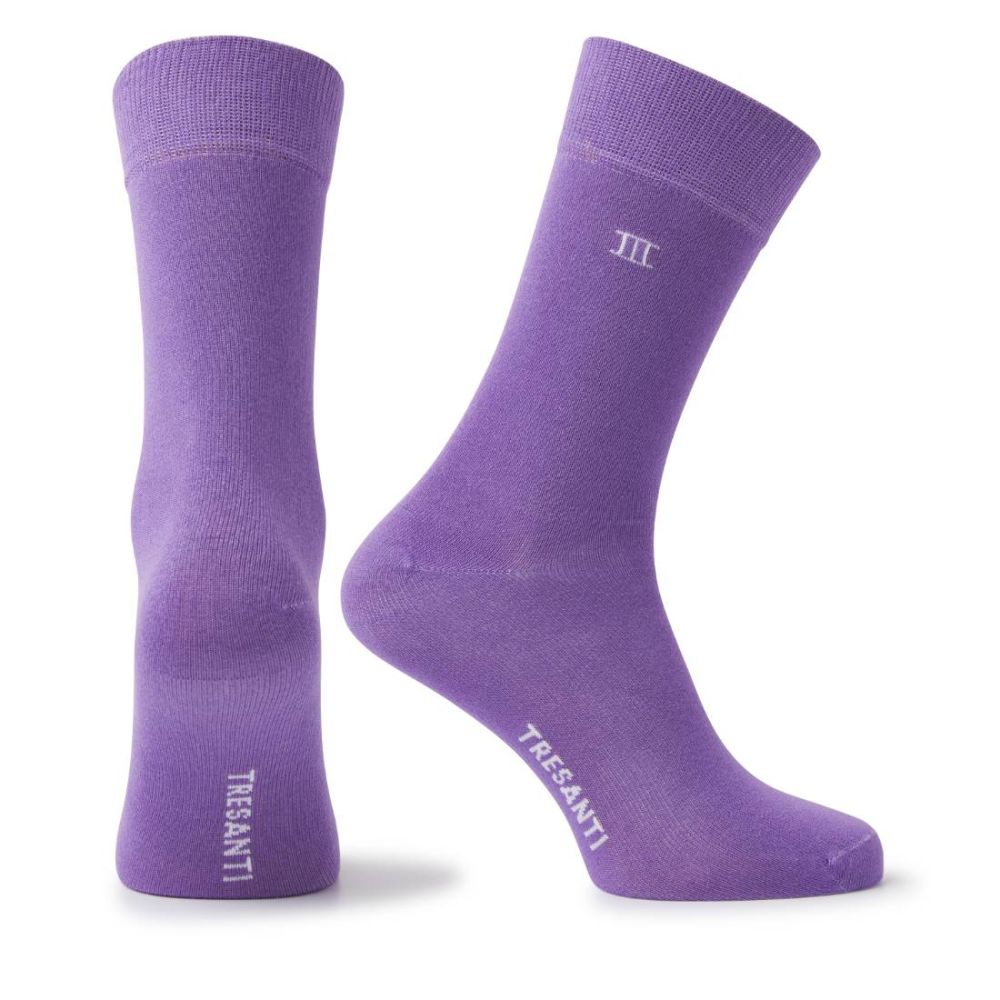 Tresanti bamboo socks purple