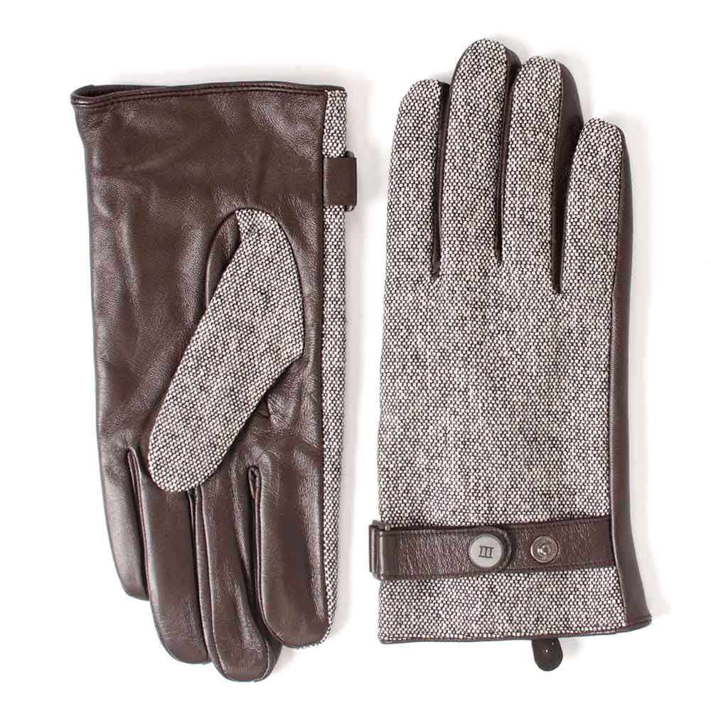 Tresanti leather gloves - brown