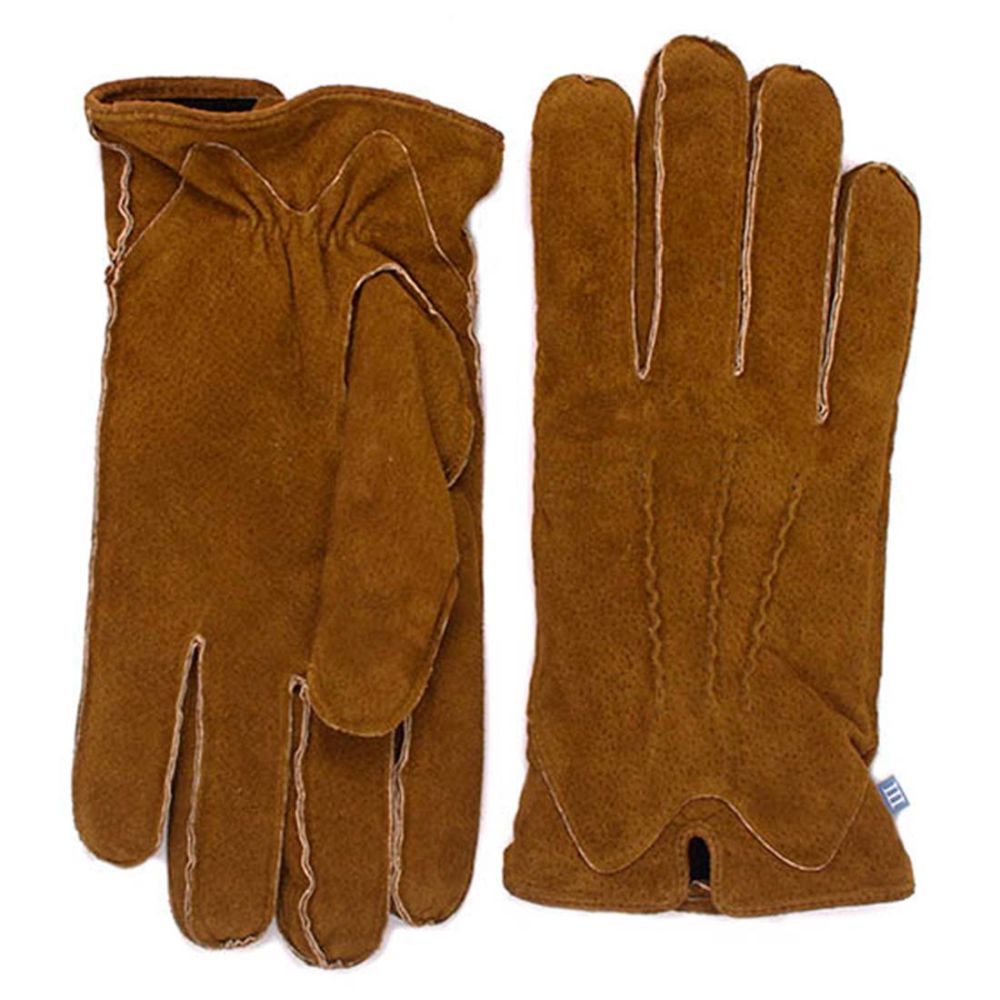 Tresanti cognac suède handschoenen