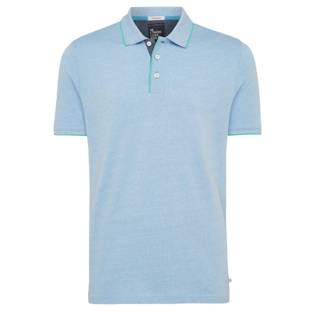 Tresanti cotton polo shirt blue