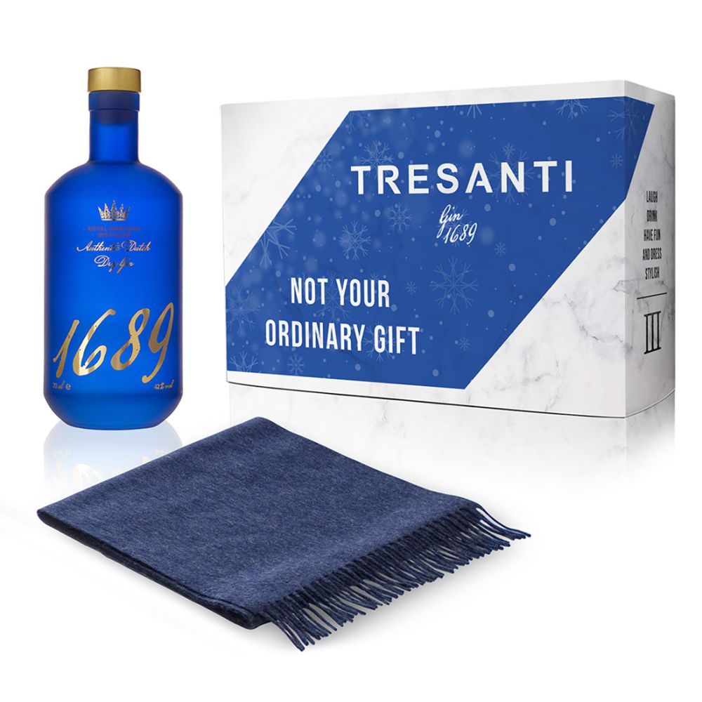 Gin scarf gift set