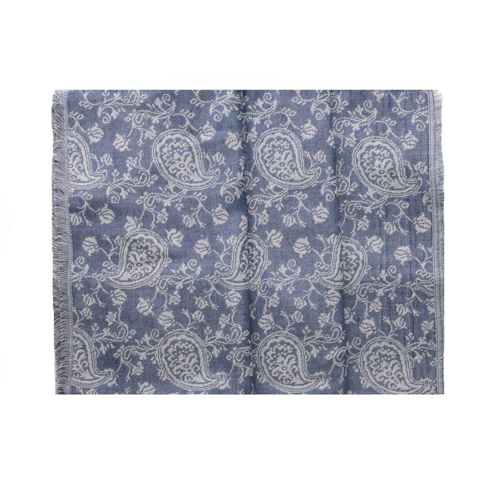 Tresanti spring scarf blue paisley