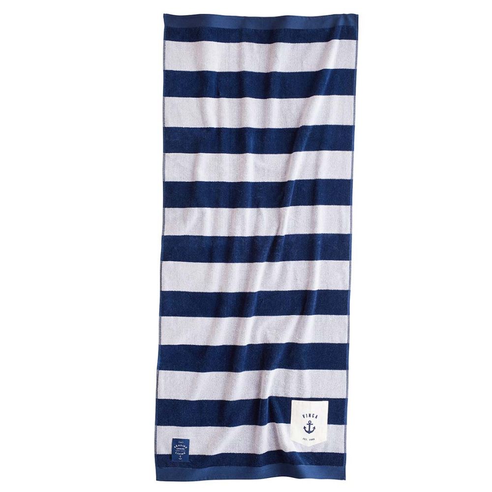 Vinga of sweden beach towel ocean stripe