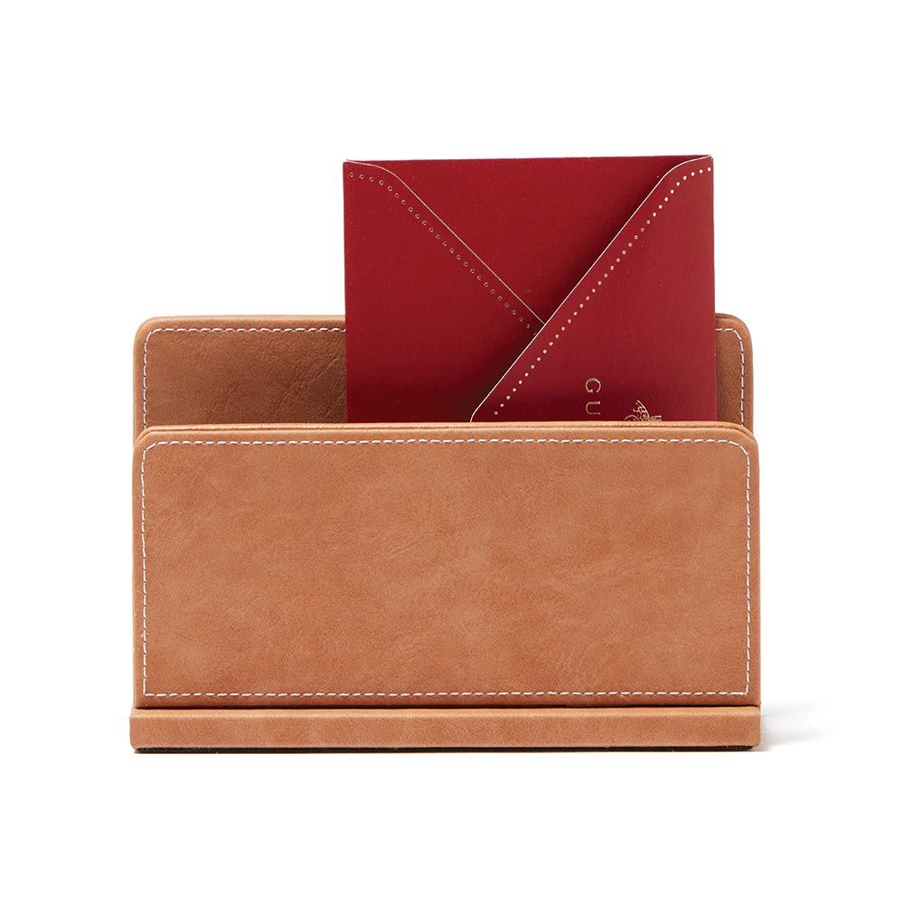 Nabucco vegan leather letter tray