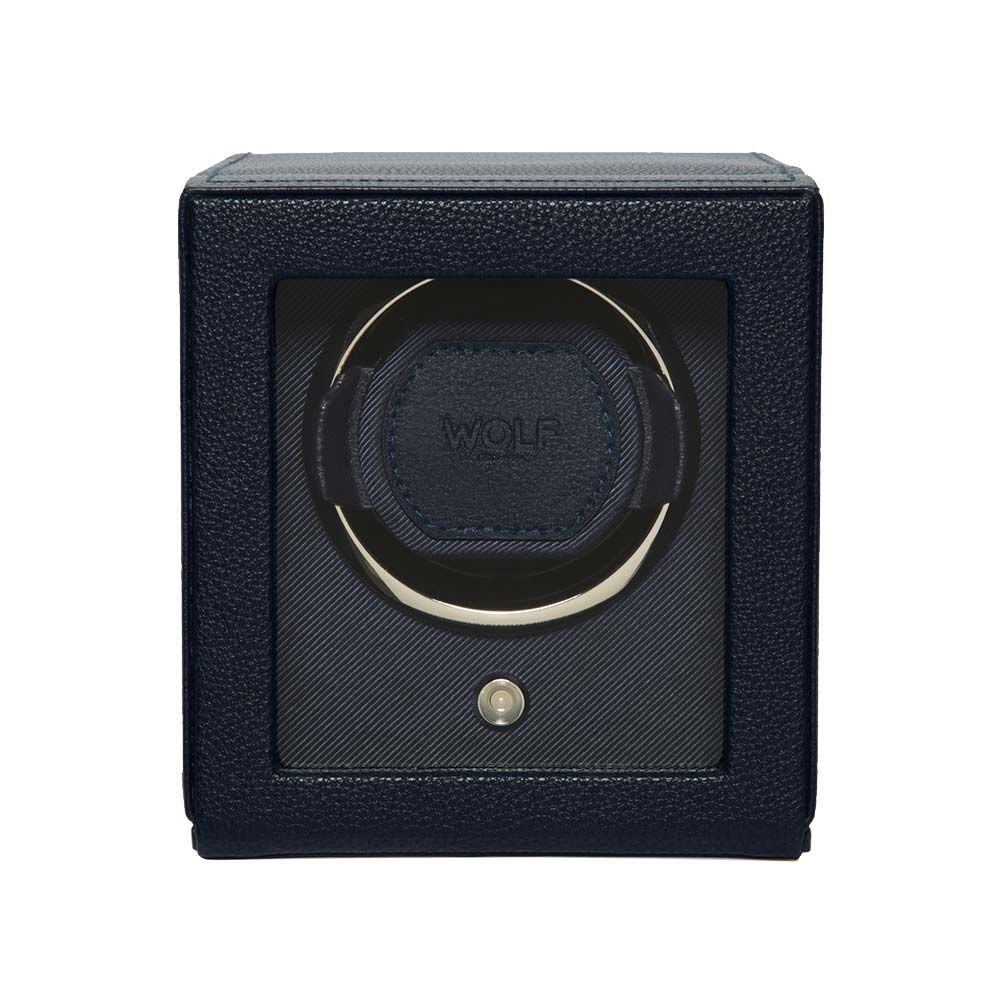 WOLF Cub Single Watch Winder - Navy