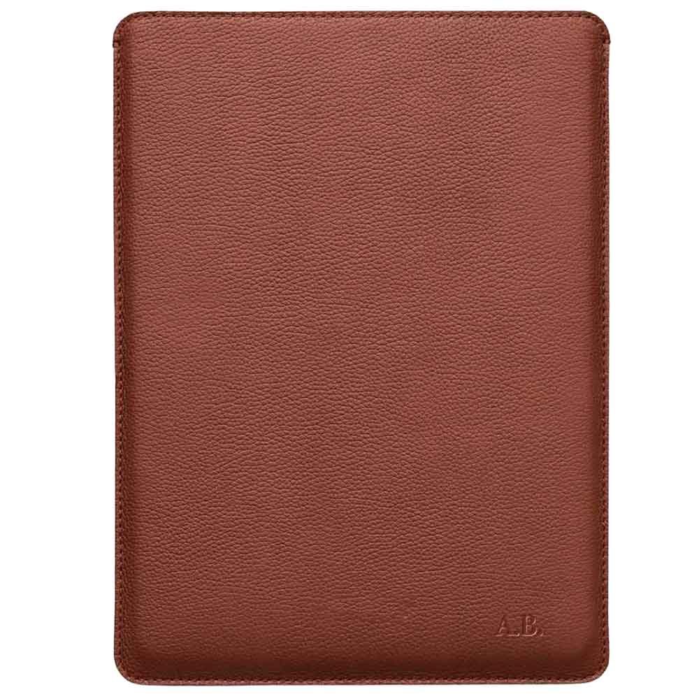 Leather Sleeve for 13-inch MacBook Pro & Air - Cognac