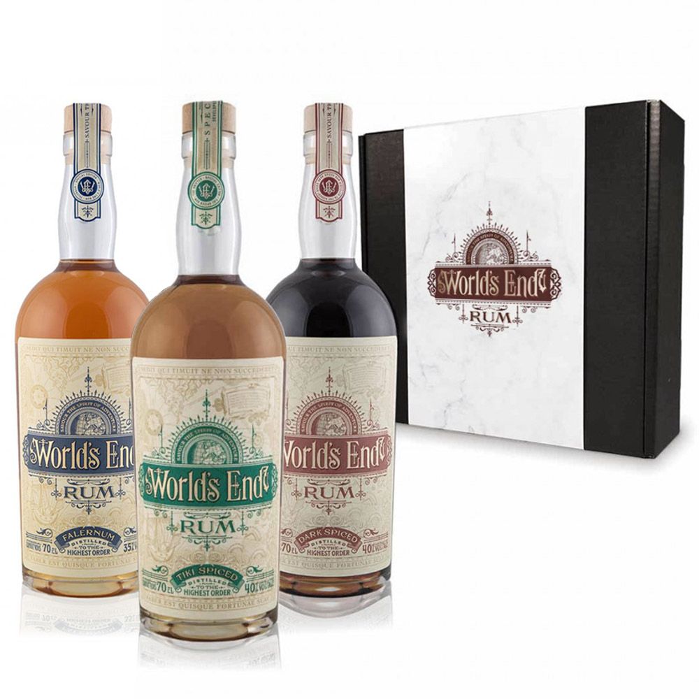World's End Dark Rum Trio Gift Set
