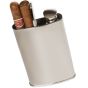 Cigar holder and flask