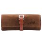 Personalised Triple Watch Case Deluxe - Tobacco