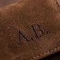 Personalised Triple Watch Case Deluxe - Tobacco
