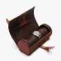 Triple Watch Case Deluxe - Tobacco