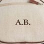 Personalised Padel Racket Holder - Natural