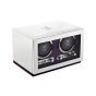 WOLF Silver Double Watch Winder