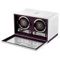 WOLF Silver Double Watch Winder