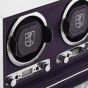 WOLF Silver Double Watch Winder
