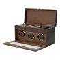 WOLF Earth Triple Watch Winder - Coffee