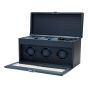 WOLF Earth Triple Watch Winder - Midnight Blue