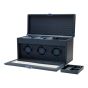 WOLF Earth Triple Watch Winder - Midnight Blue