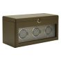 WOLF Earth Triple Watch Winder - Olive
