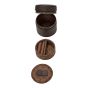 WOLF Earth 5 Piece Watch Box With Storage - Coffee