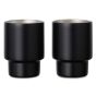 Vinga Of Sweden Nagano Mugs Black - 2 Piece Set