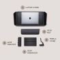 The NOOE Complete Desk Essentials Set - Black Oak