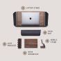 The NOOE Complete Desk Essentials Set - Walnut