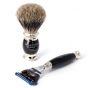 Taylor Of Old Bond Street Fusion Pure Badger Shaving Set - Black