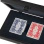 Branded Luxury For Men Manopoulos Playing Cards Case - Black Wood