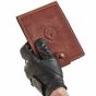Modest Vintage Player Leather Golf Scorcard Holder - Heritage Brown