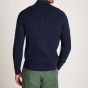 Tommy Hilfiger Classic Cable Zip Sweater - Blue