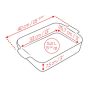 Peugeot Appolia Ceramic Oven Dish Set - Ecru