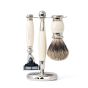 Taylor Of Old Bond Street Mach3 Pure Badger Shaving Set - Ivory