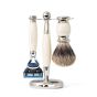 Taylor Of Old Bond Street Fusion Pure Badger Shaving Set - Ivory