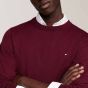 Tommy Hilfiger Cotton Cashmere Pullover - Rouge