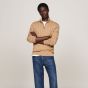 Tommy Hilfiger Classic Cable Zip Sweater - Beige