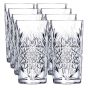Libbey Hobstar Cooler Glasses - Set Of 8