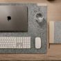 Albon GRS Recycled Felt Desk Pad - Grey