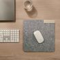 Albon GRS Recycled Felt Mouse Pad - Grey