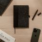 Albon Recycled Felt Notebook - Black