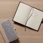 Albon Recycled Felt Notebook - Black
