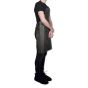 Dutchdeluxes leather BBQ apron - vintage grey