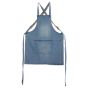 Dutchdeluxes suspender apron - denim blue