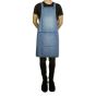 Dutchdeluxes suspender apron - denim blue