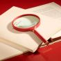 Assouline Archival Magnifying Glass - Red