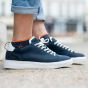 Billybelt cotton ankle socks mottled blue square