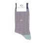 BILLYBELT Katoenen Sokken Vista Blue Herringbone